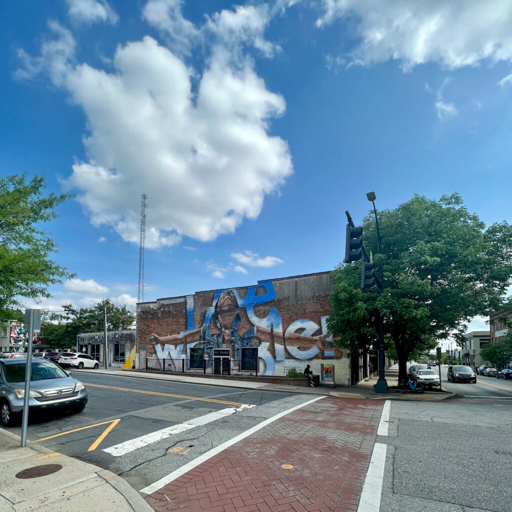 mural in urban area